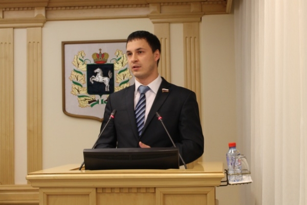 Игорь Разживин, областной депутат, председатель Молодежного парламента Томской области