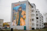 Изображение к новости 'Страницы истории в образах людей: в Колпашеве открыли мурал в честь геологов-первопроходцев'. Фото: Центр культуры и досуга г. Колпашево