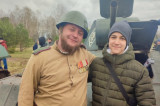 В Томске реконструкторы воссоздали эпизод Берлинской наступательной операции