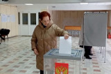 Изображение к новости 'Оксана Козловская приняла участие в голосовании на выборах Президента Российской Федерации'. 
